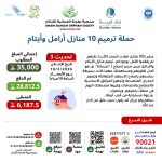 حملة ترميم 10 منازل أرامل وأيتام